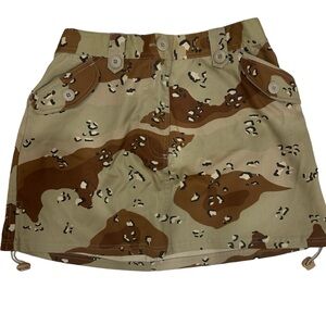 Army Mini Cargo Skirt (NWT)